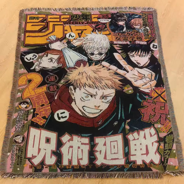 Jujutsu Kaisen Tapestry Woven Blanket