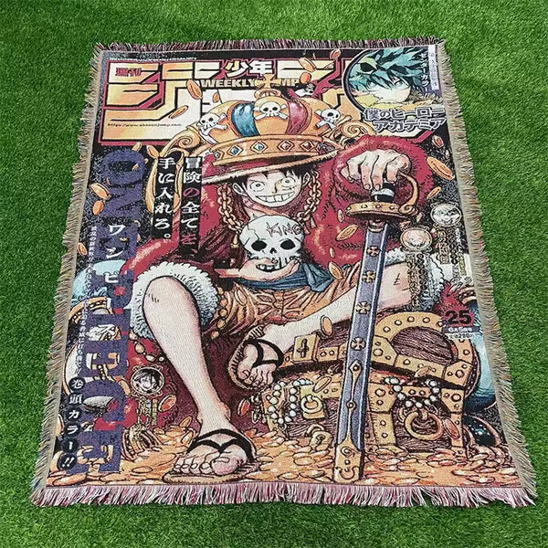 One Piece Tapestry Woven Blanket