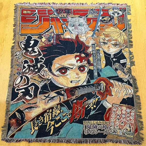 Demon Slayer Tapestry Woven Blanket