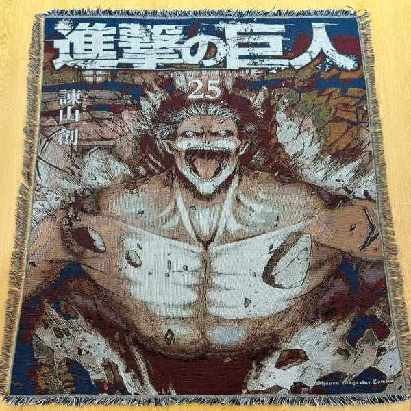 Attack On Titan Tapestry Woven Blanket